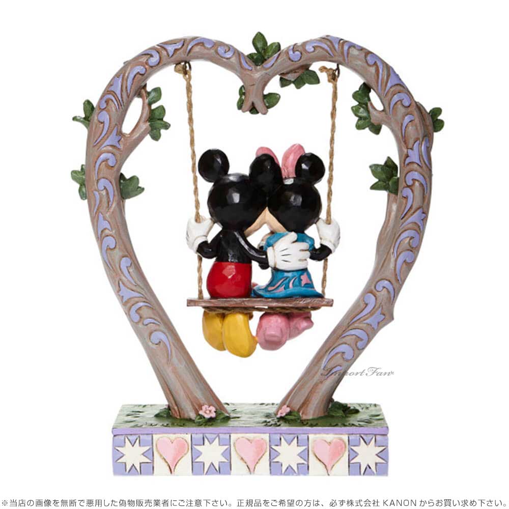 Disney ジムショア ミッキー＆ミニー オン スウィング ハートの