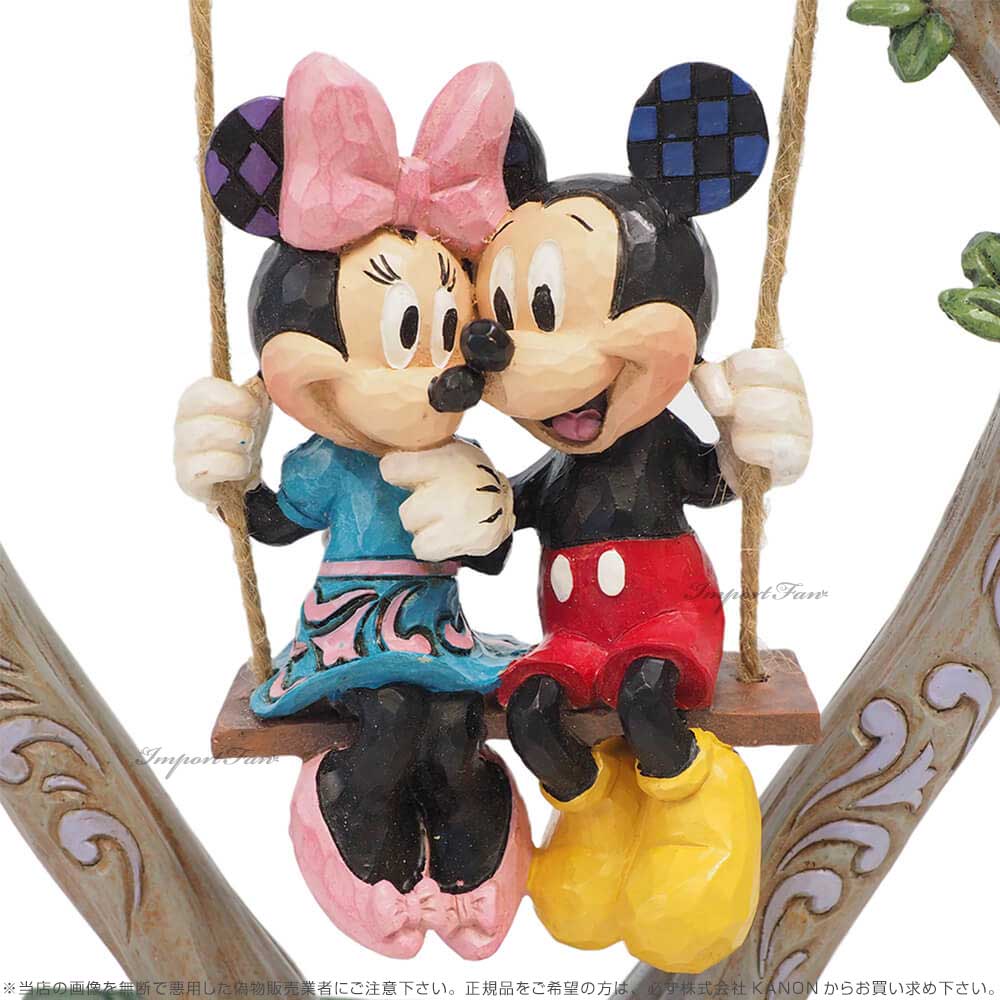 Disney ジムショア ミッキー＆ミニー オン スウィング ハートの