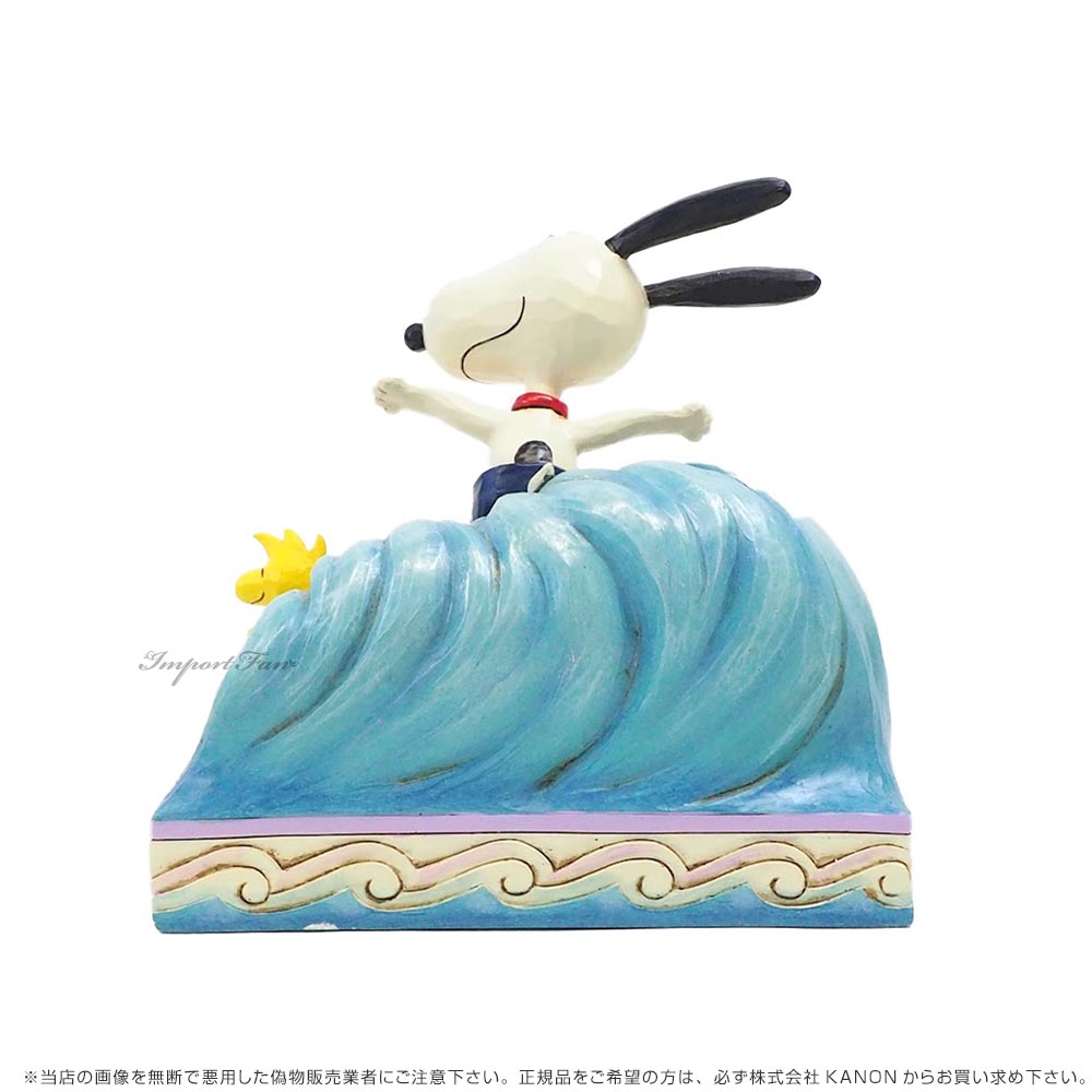 新品未使用　ジムショア　ジムショアカーサーフィン　PEANUTS スヌーピー JIM SHORE】スヌーピー＆ウッドストック カーサーフィン | GUND