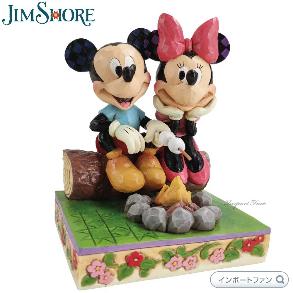 ジムショア ミッキー＆ミニー キャンプファイヤー ディズニートラディション 置物 6011938 JIM SHORE Disney  Traditions ギフト プレゼント □ : jim6011938 : インポートファン - 通販 - Yahoo!ショッピング