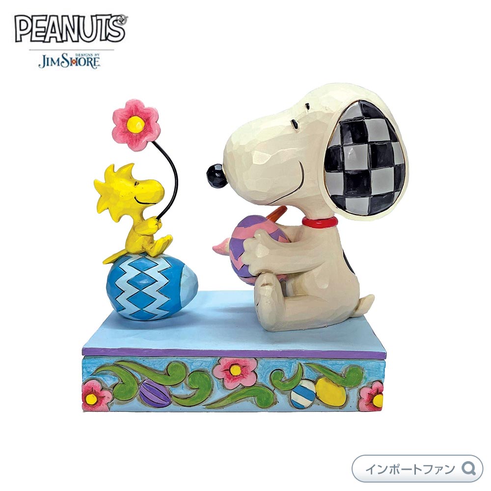 スヌーピーとウッドストック　マスコット　イースター PEANUTS ジムショア スヌーピー&ウッドストック イースター