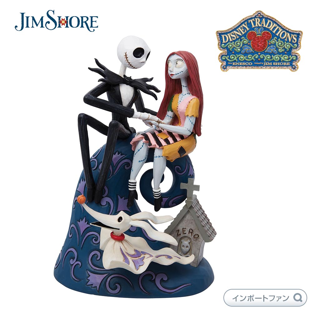 ジムショア ジャック サリー ゼロ お墓 ナイトメアー・ビフォア・クリスマス ディズニー 6013054 Jack, Sally & Zero on  Hill JimShore □ : jim6013054 : インポートファン - 通販 - Yahoo!ショッピング