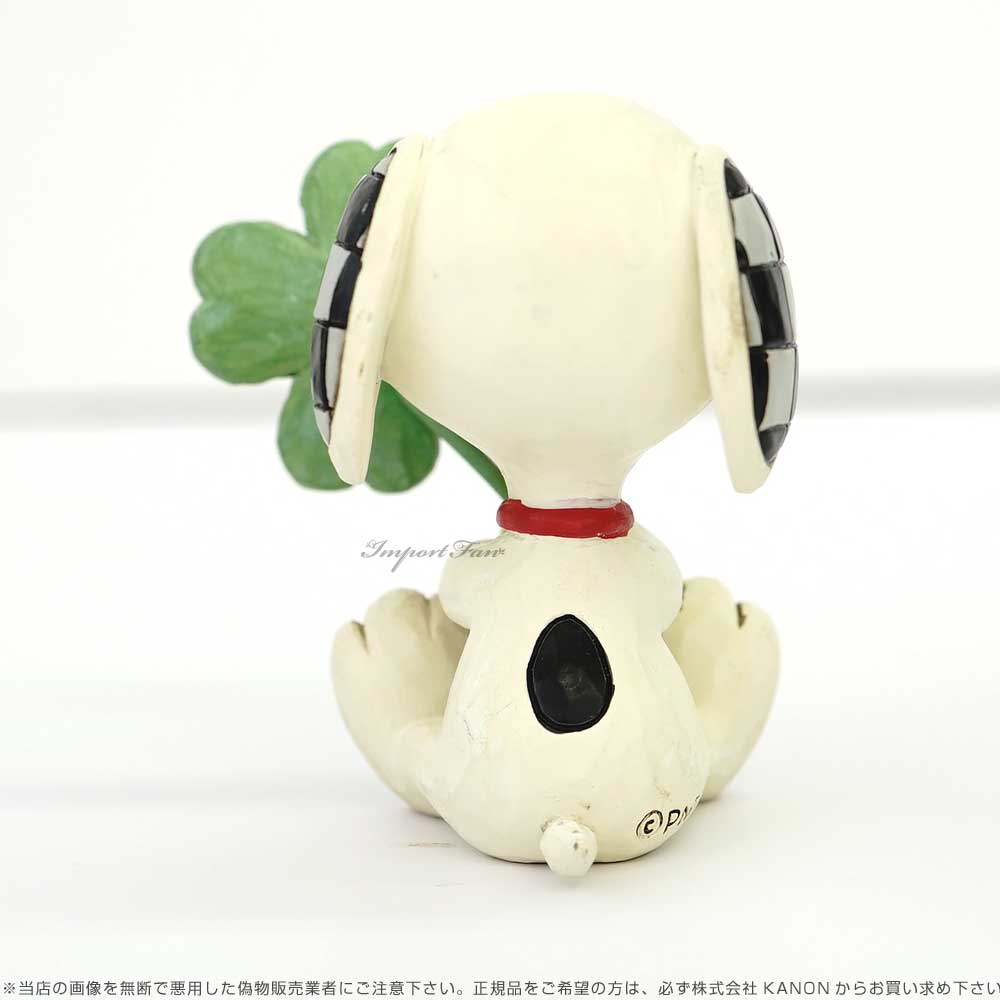 PEANUTS ジムショア スヌーピー ウィズ クローバー 四つ葉 ミニ