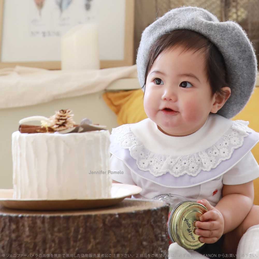 レース ベビー お出かけ 新生児 エプロン かわいい ベビー用 女の子 赤ちゃん