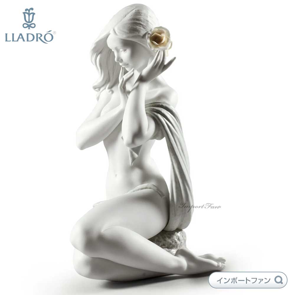 お昼寝／疲れちゃった　★リヤドロ　２体セット　スペイン　ポーセリン　光沢仕上げ LLADRO リヤドロ 月灯りの夜に ホワイト 女性 限定制作数1000体