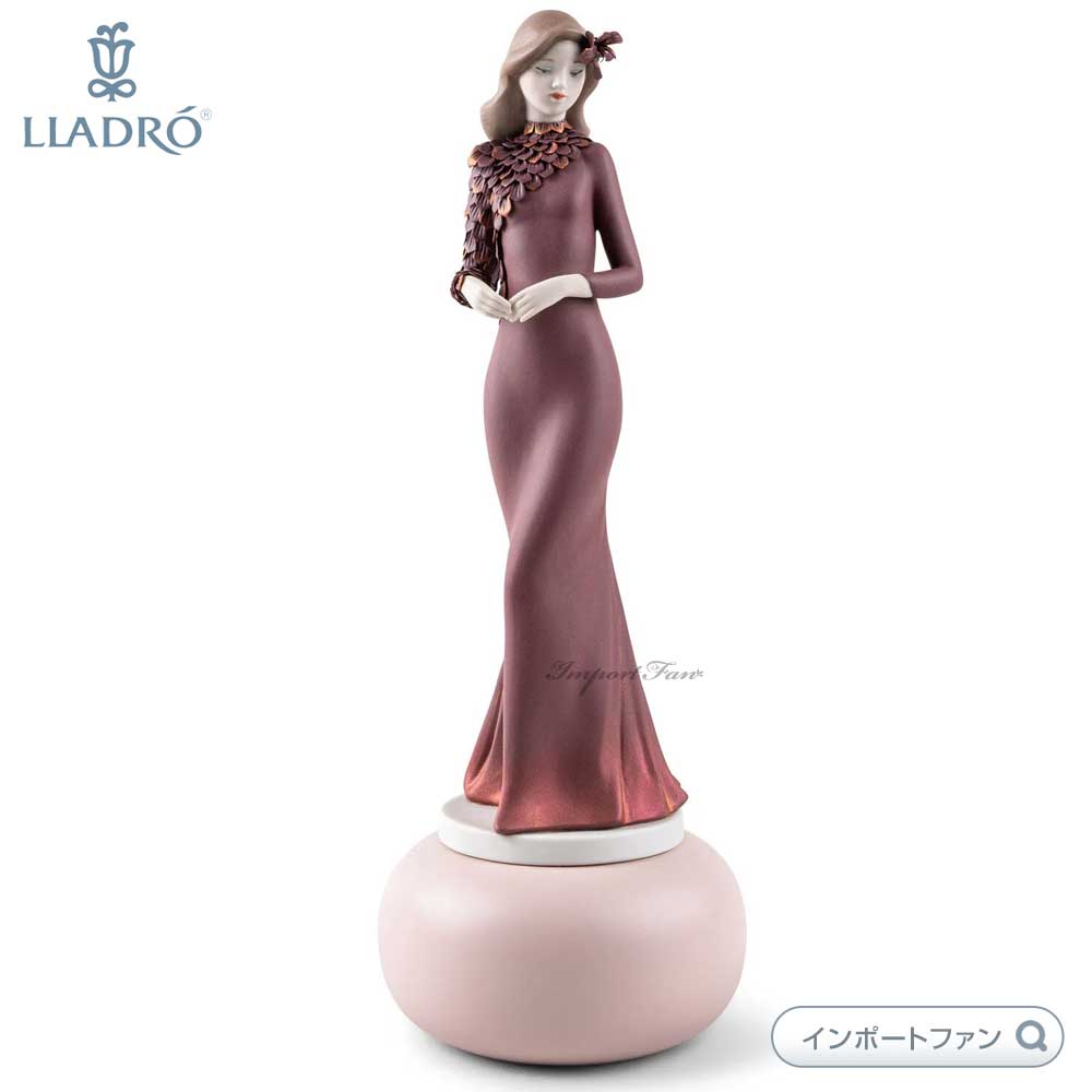 西洋女性保存状態良好蔵出レアアンティーク手描きパステル画当時物保管品 LLADRO リヤドロ オート・アリュール 色香 女性 置物 世界限定