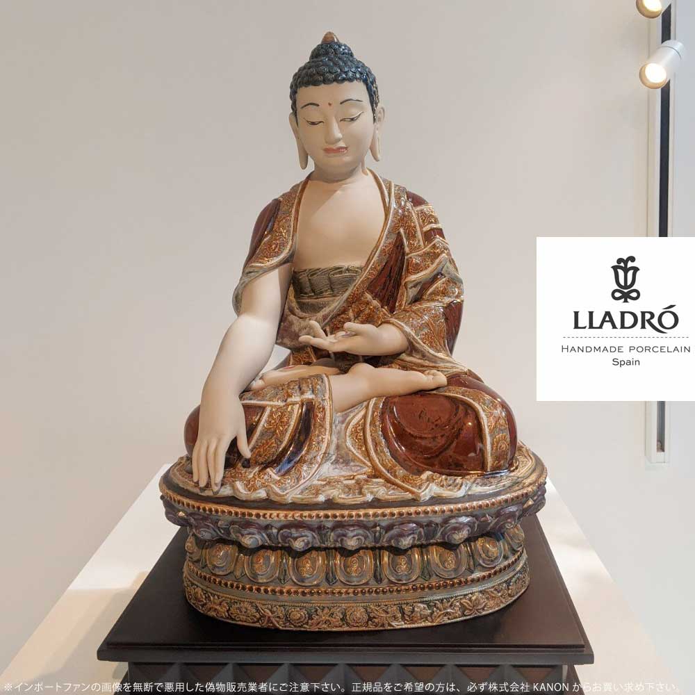 LLADRO 釈迦牟尼仏陀 アースカラー 仏像彫刻 01012524 限定制作