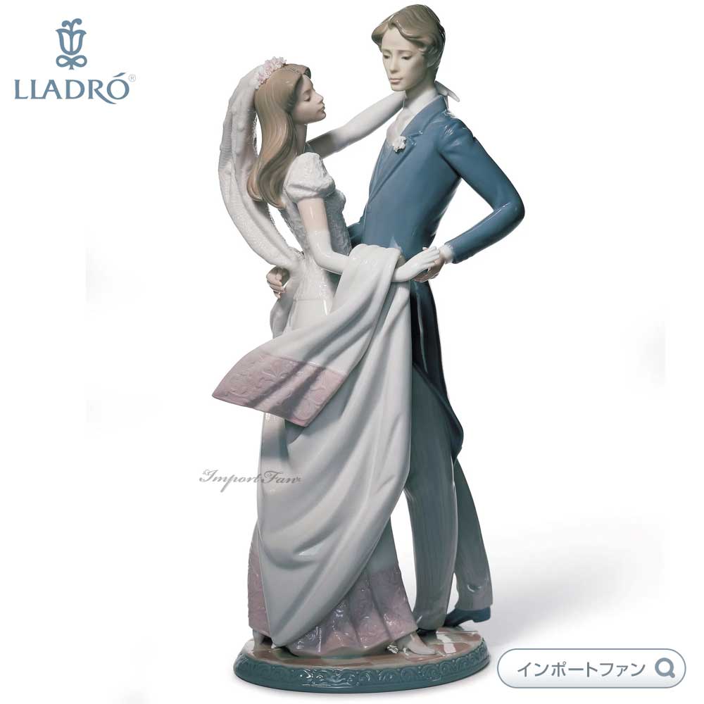 リヤドロウェディング人形　置物 LLADRO リヤドロ ウェディングダンス 結婚式 ブライダルギフト