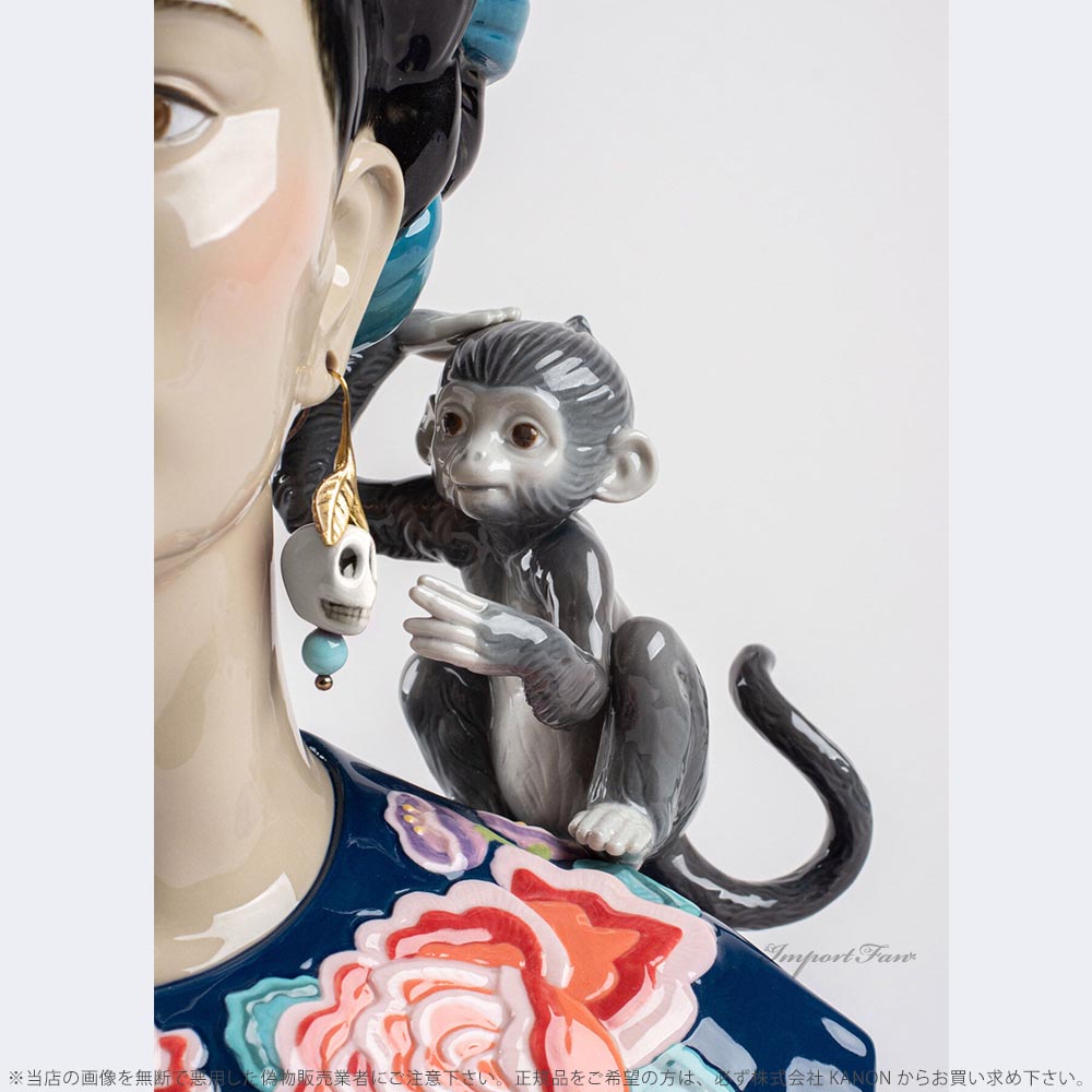 LLADRO リヤドロ フリーダ・カーロ ブルー 胸像 女性 01002026