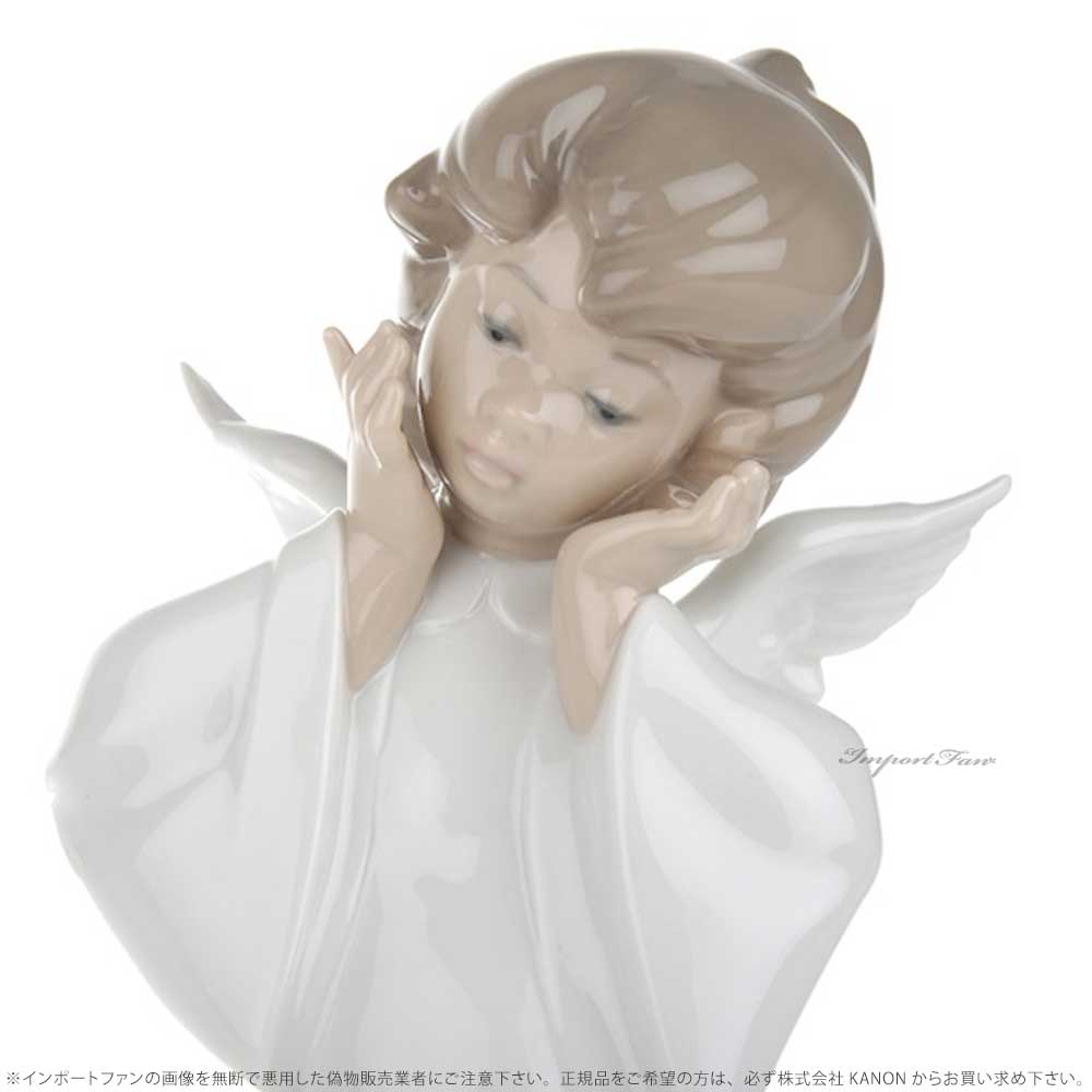 Lladro リヤドロ　「天使の考えごと（うん、そうしよう）」 天使の考えごと<うん、そうしよう> | リヤドロ公式オンライン