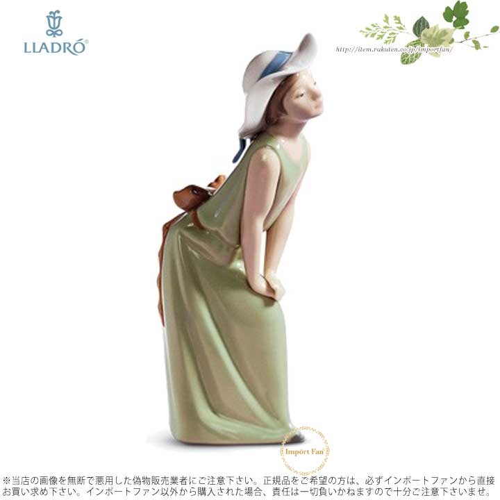 LLADRO リヤドロ 麦わら帽子をかぶった好奇心旺盛な女の子 少女 LLADRO