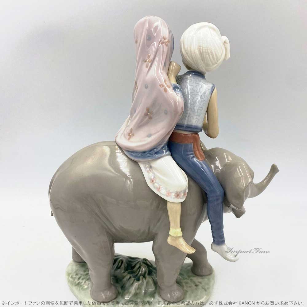 リヤドロ 象にまたがって ゾウ 少年 少女 置物 01005352 LLADRO ギフト プレゼント : lla05352 : インポートファン -  通販 - Yahoo!ショッピング