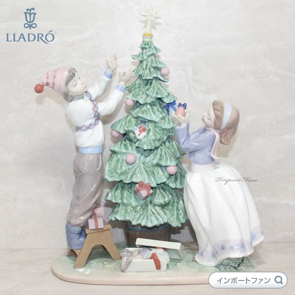 リヤドロ ツリーを飾ろう クリスマス 少年 少女 置物 01005897 LLADRO ギフト プレゼント : lla05897 : インポートファン  - 通販 - Yahoo!ショッピング