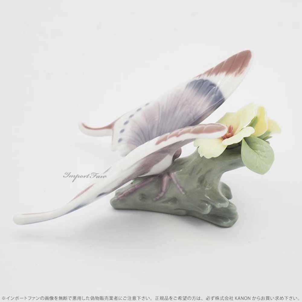 【未使用級】リヤドロ　lladro　 花と蝶で飾られたシロクマ　置物 LLADRO リヤドロ 花と蝶々 1 チョウ 置物 01006173 ギフト