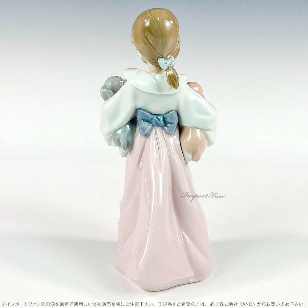 LLADRO リヤドロ 私のパピィたち 子犬 少女 置物 01006419