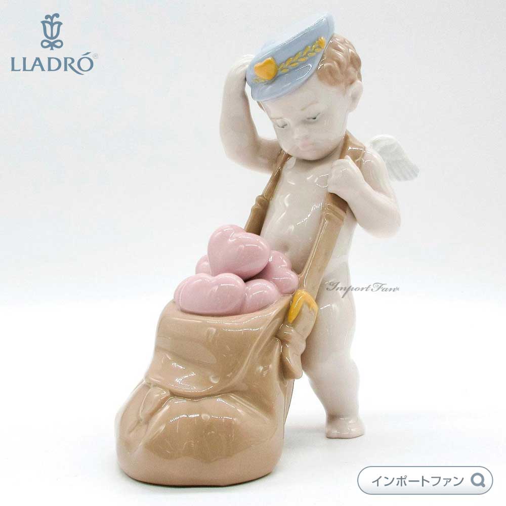 リヤドロ ハートがいっぱい 天使 少年 配達 01006830 LLADRO : lla06830 : インポートファン - 通販 -  Yahoo!ショッピング