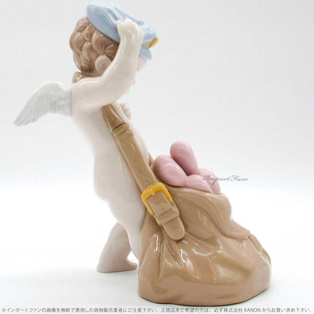 LLADRO リヤドロ ハートがいっぱい 天使 少年 配達 01006830