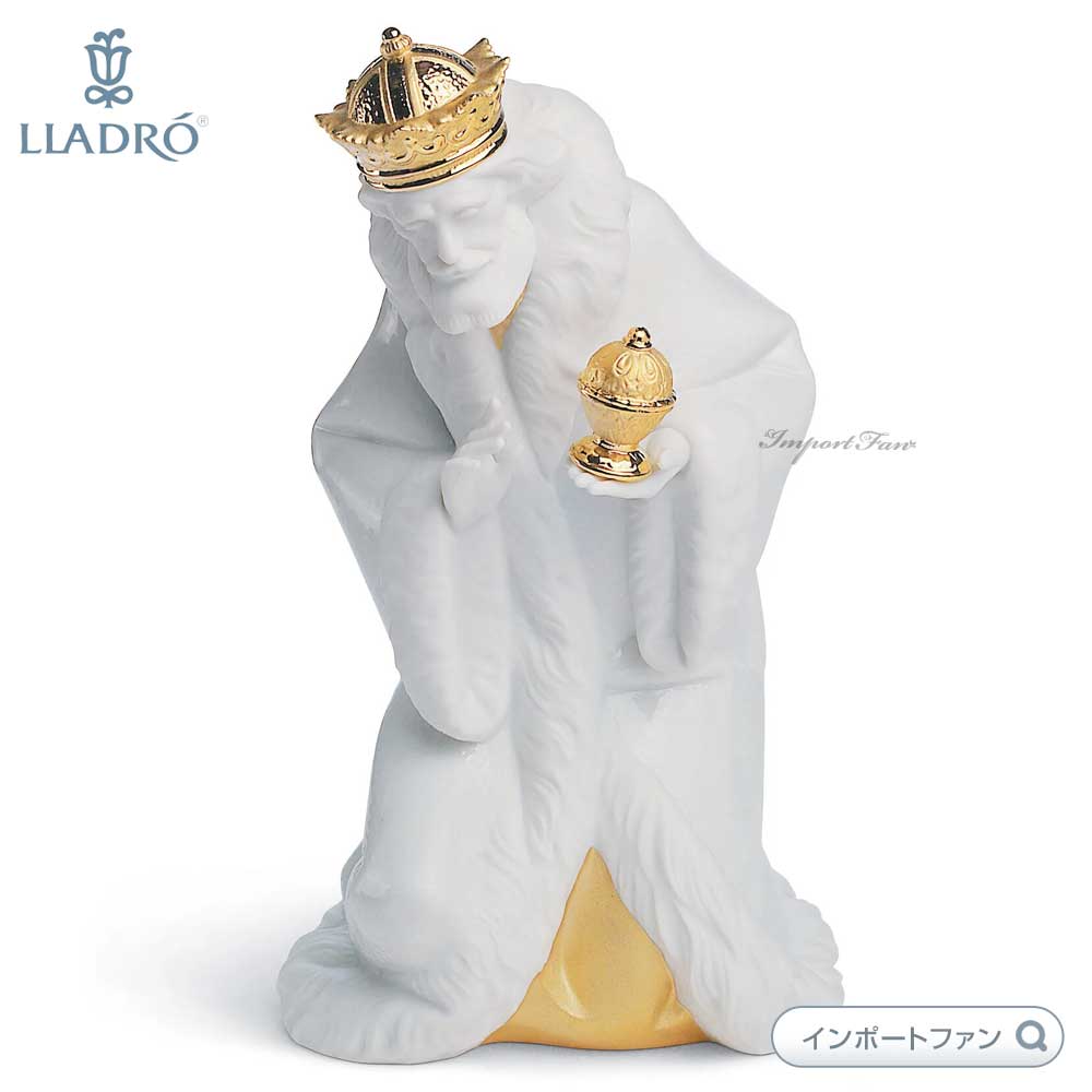 LLADRO（リヤドロ） メルキオール リデコ ゴールド キリスト降誕