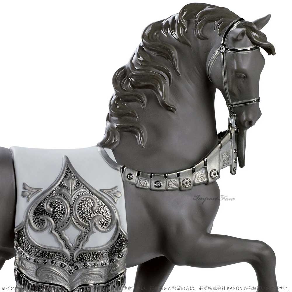 LLADRO リヤドロ 威風堂々 馬 リデコ シルバー 置物 01007168