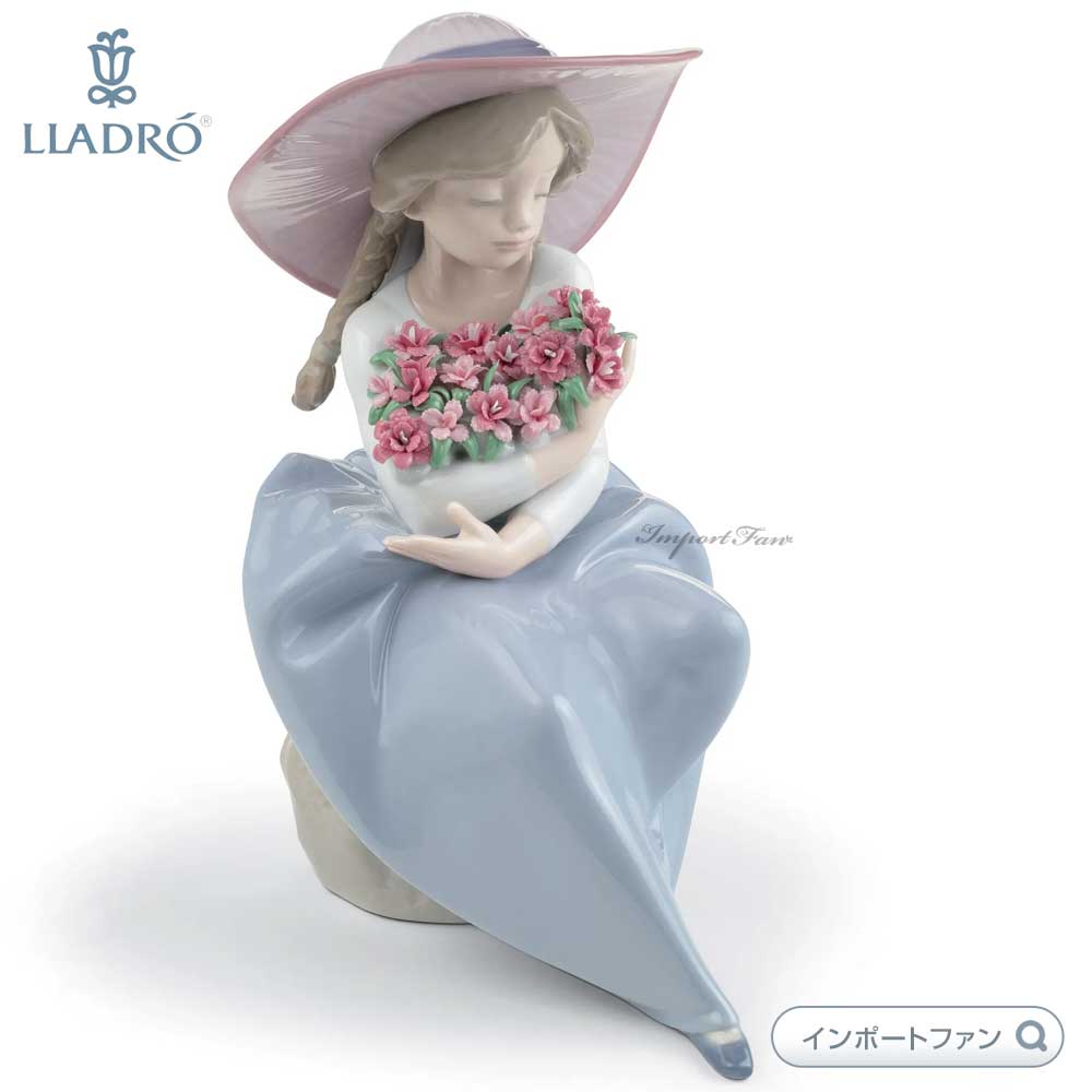 LLADRO リヤドロ 花の香りにつつまれて カーネーション ブーケ