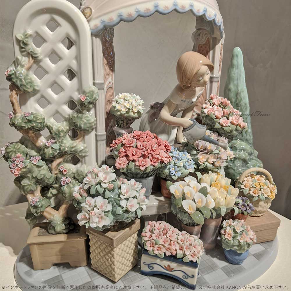 リヤドロ ロマンティックな朝 花 女性 置物 01008250 LLADRO ギフト プレゼント □ : lla08250 : インポートファン -  通販 - Yahoo!ショッピング