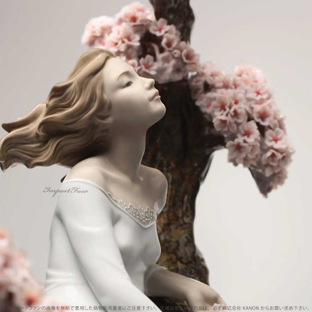 LLADRO リヤドロ 桜の樹の下で 少女 花見 世界限定制作2000体 LLADRO リヤドロ 桜の樹の下で 少女 花見 世界限定制作2000体