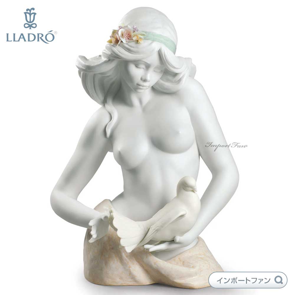 他の方発送×ＬＬＡＤＲＯ　リヤドロ　【裸婦と薔薇】 LLADRO（リヤドロ） 平和への賛辞 ハト 01009147 LLADRO A TRIBUTE TO
