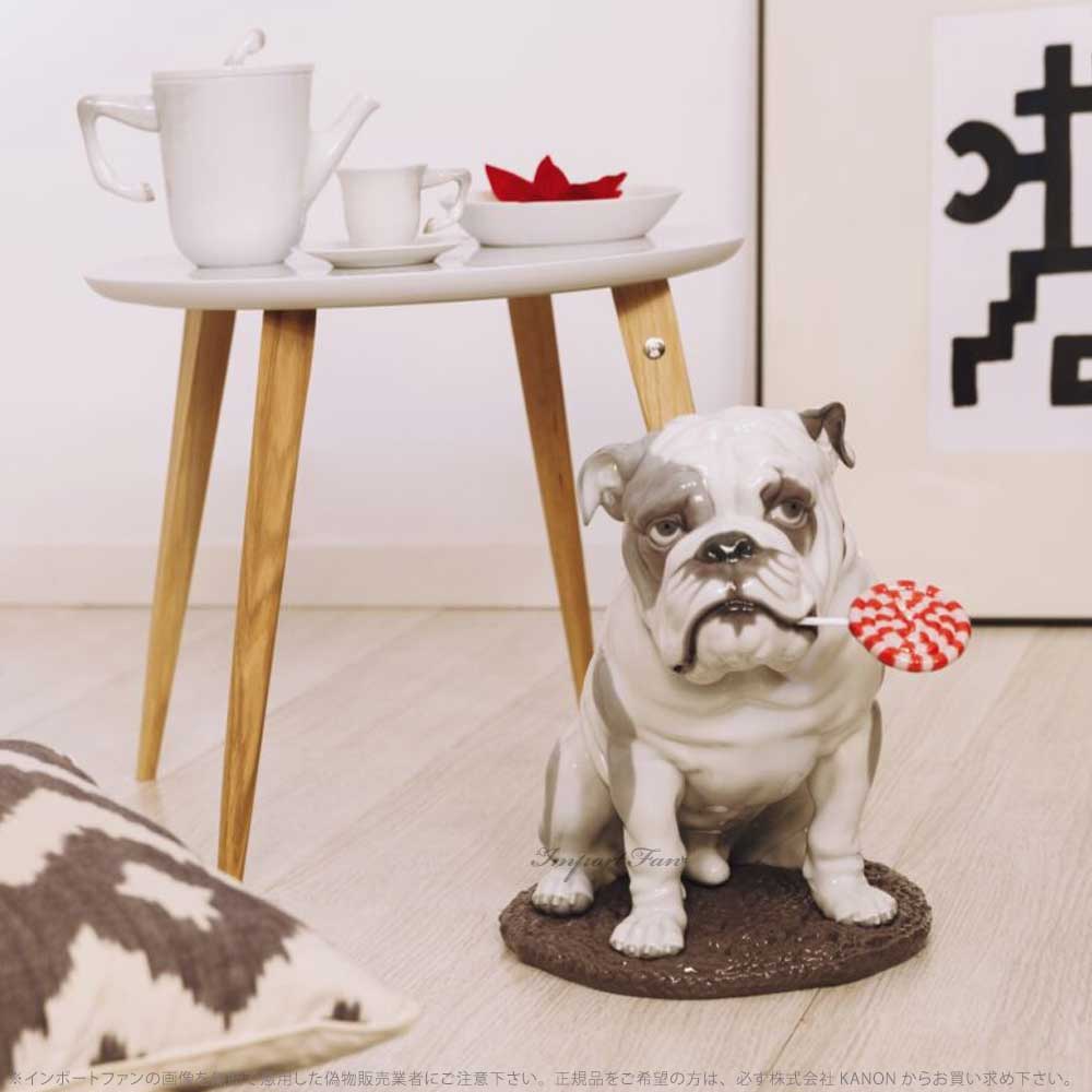 LLADRO（リヤドロ） ブルドッグとロリポップ 犬 ドッグ&キャンディー