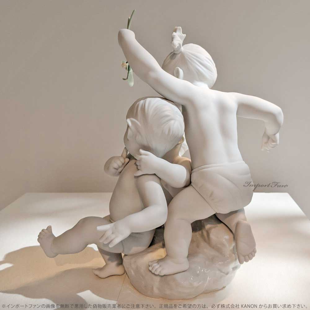 LLADRO リヤドロ ヤドリギの下で 恋人 カップル キス クリスマス
