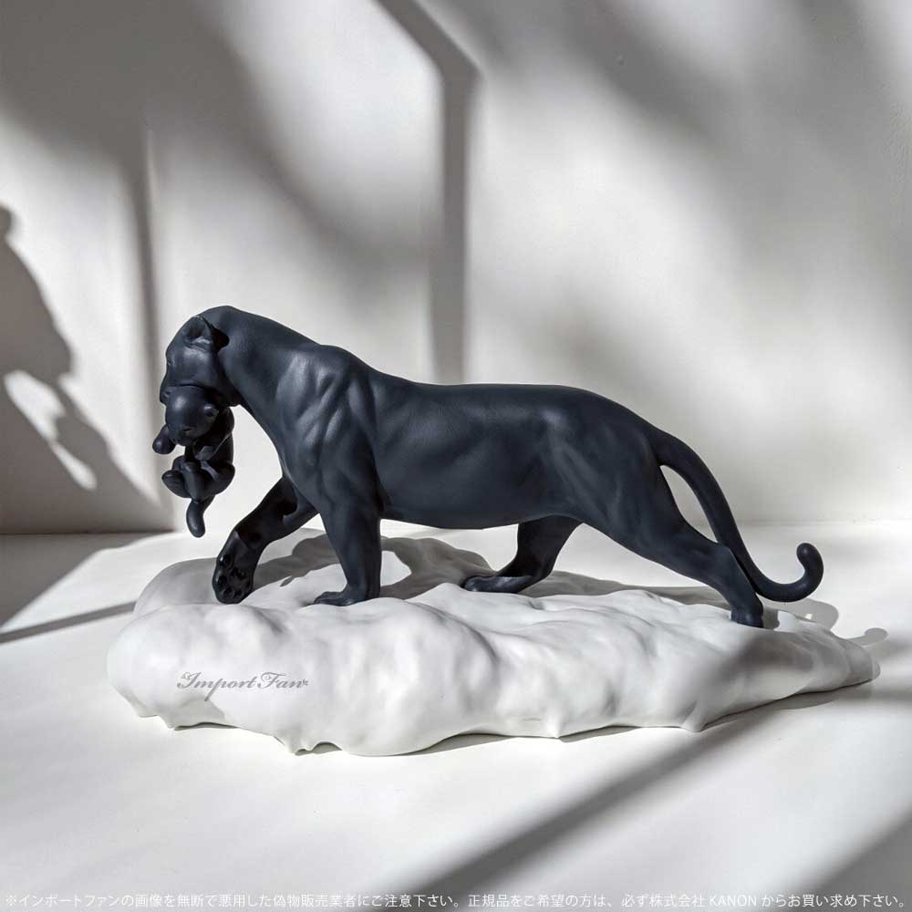 リヤドロ ブラックパンサー 親子 母子 クロ ヒョウ 動物 マット 01009382 LLADRO Black Panther with Cub  ギフト プレゼント : lla09382 : インポートファン - 通販 - Yahoo!ショッピング