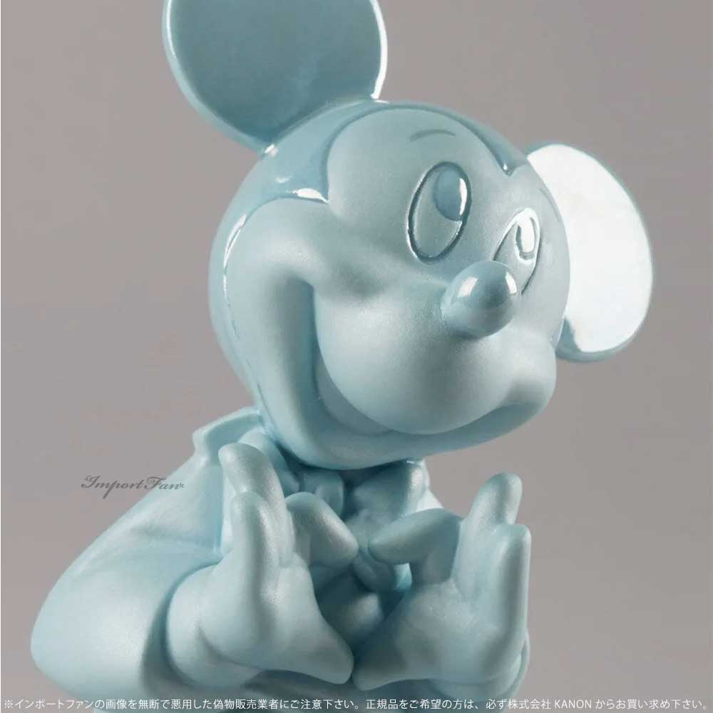 Disney（ディズニー） リヤドロ ミッキーマウス ブルー 置物 01009418