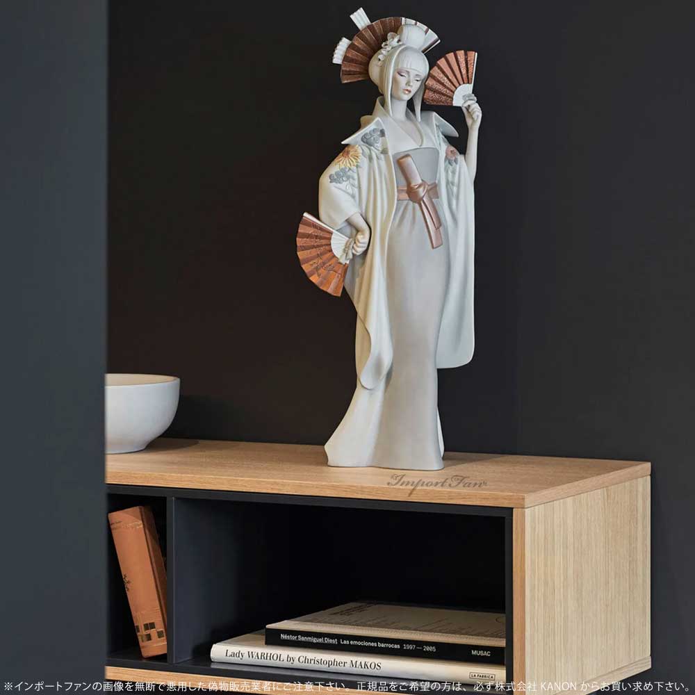 リヤドロLLADRO「バルコ・デ・フローレス」新品！台座付き！ リヤドロ】【バルコ・デ・フローレス】【絶版】【5966】