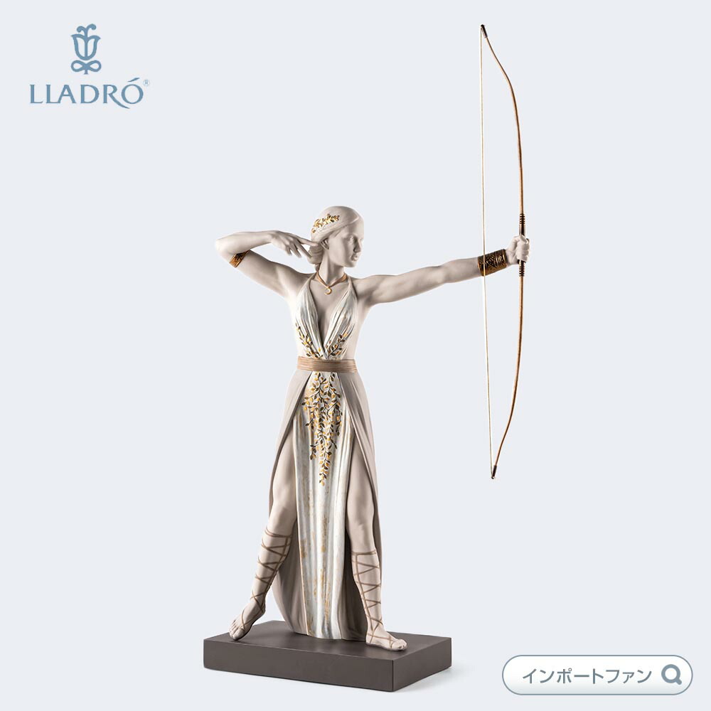 LLADRO リヤドロ ディアナ 女神 女性 歴史 ファンタジー