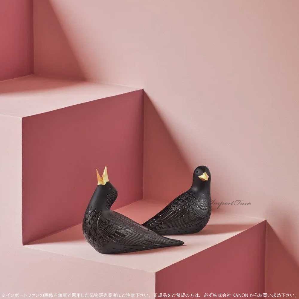 LLADRO リヤドロ ムクドリ 1 ブラック 黒 鳥 01009676 ギフト