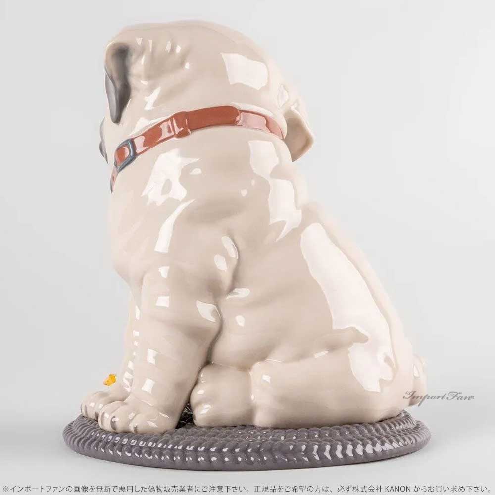 リヤドロ パグとキャンディー 子犬 01009689 LLADRO ギフト プレゼント □