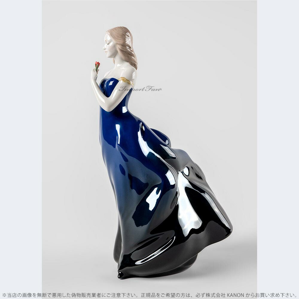 LLADRO リヤドロ イブニングローズ 乙女 女性 01009744 Rose