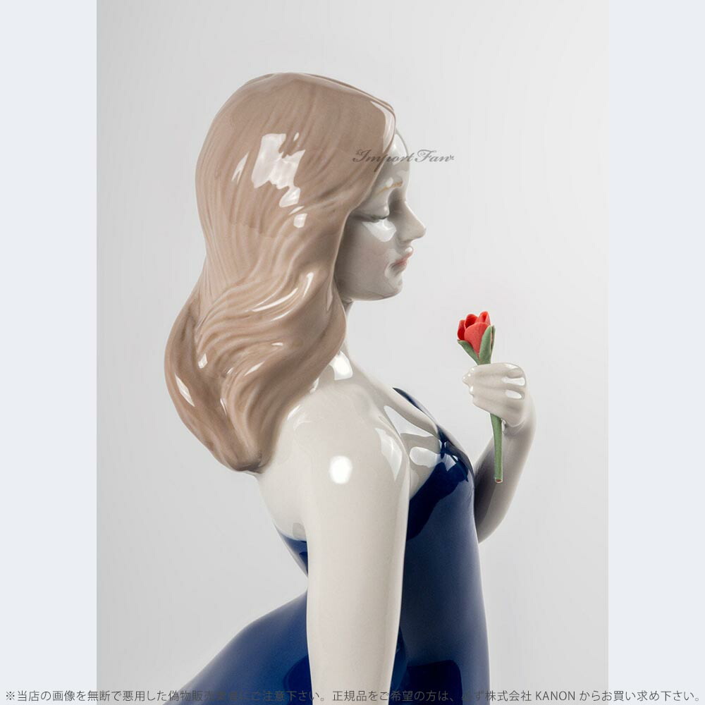 【箱・保証書付き】リヤドロ リトルローズ　バラ色の服を着た少女 LLADRO LLADRO リヤドロ バラ色の服を着た少女 リトルローズ 置物