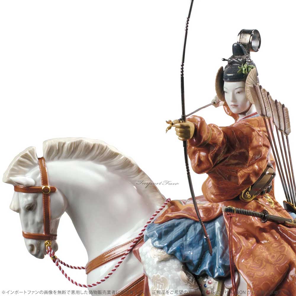 LLADRO リヤドロ 流鏑馬 やぶさめ 鏑矢 馬 ウマ 午 置物 LLADRO リヤドロ 流鏑馬 やぶさめ 鏑矢 馬 ウマ 午 置物