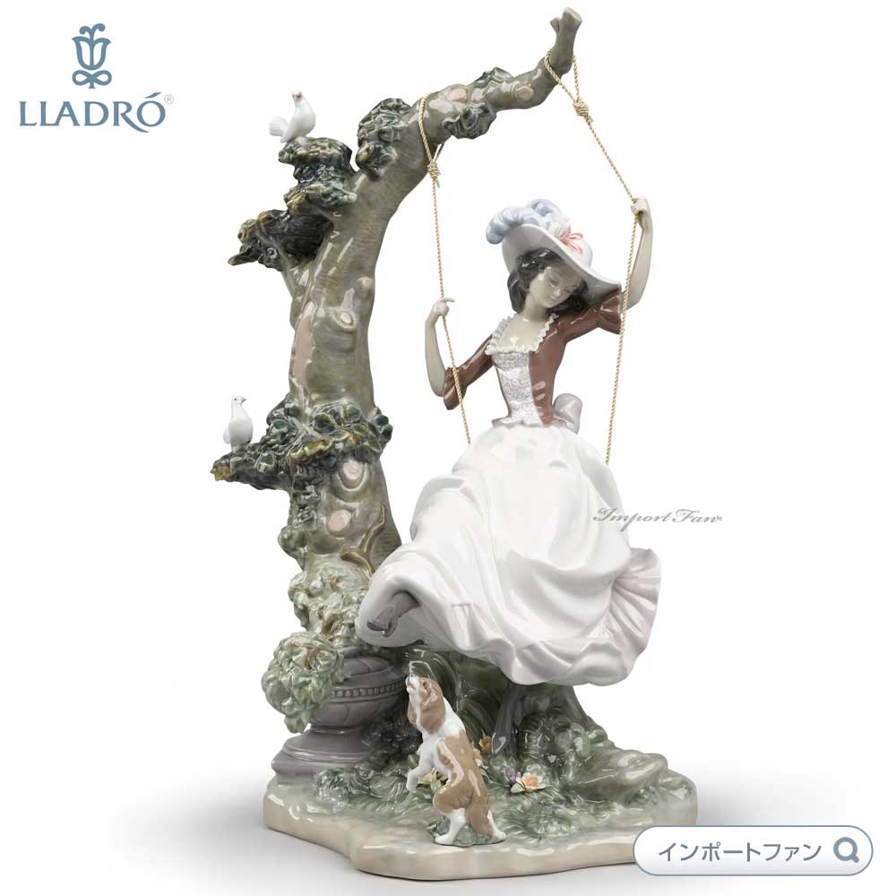 ≪希少・大型≫LLADRO リヤドロ 『夢にゆられて』 091 63 SWINGING-