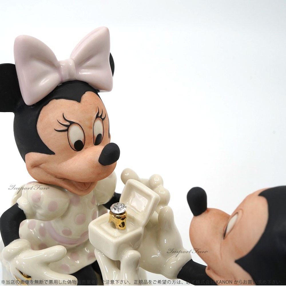 レノックス ミッキー&ミニー プロポーズ LENOX Mickey and Minnie 