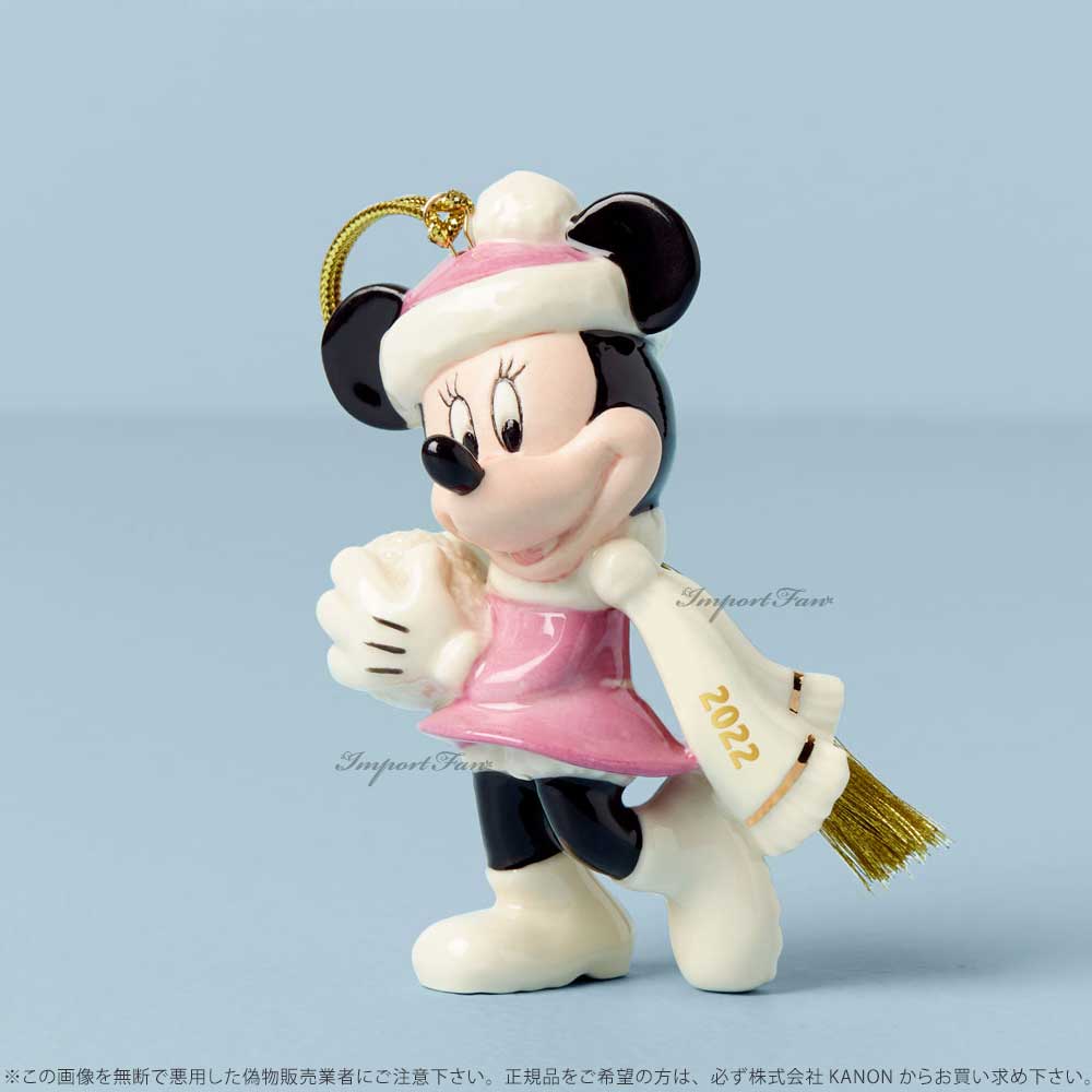 LENOXレノックス社製 ディズニー　ミニー　フィギュア Disney（ディズニー） レノックス ミニーマウス スノーボール 2022