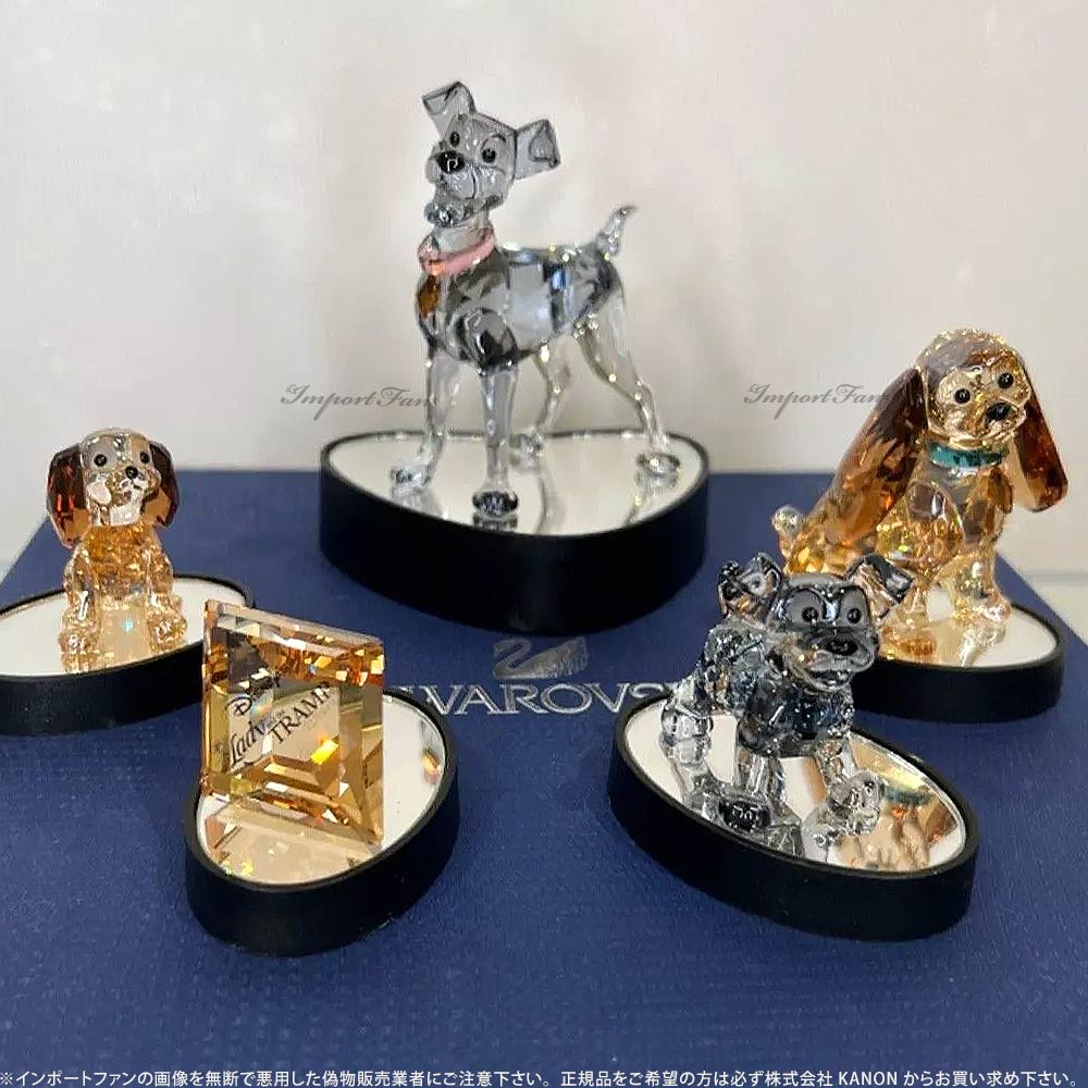 SWAROVSKI スワロフスキー ディズニー わんわん物語 トランプ