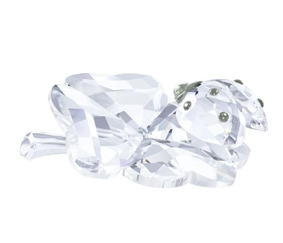 新品美品スワロフスキー　四つ葉のクローバー　テントウムシ SWAROVSKI スワロフスキー テントウムシと四つ葉のクローバー 5005063