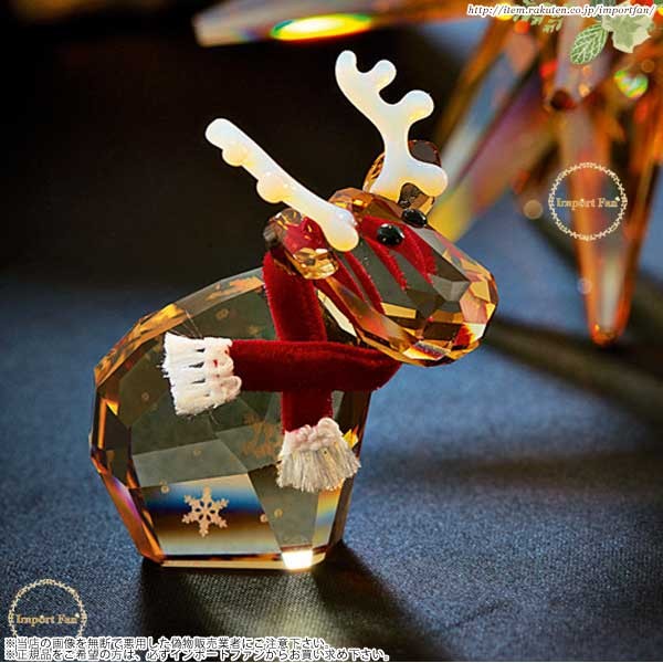 スワロフスキー　トナカイ　2005年 廃盤品　Anton Hirzinger サンタのトナカイ | Swarovski