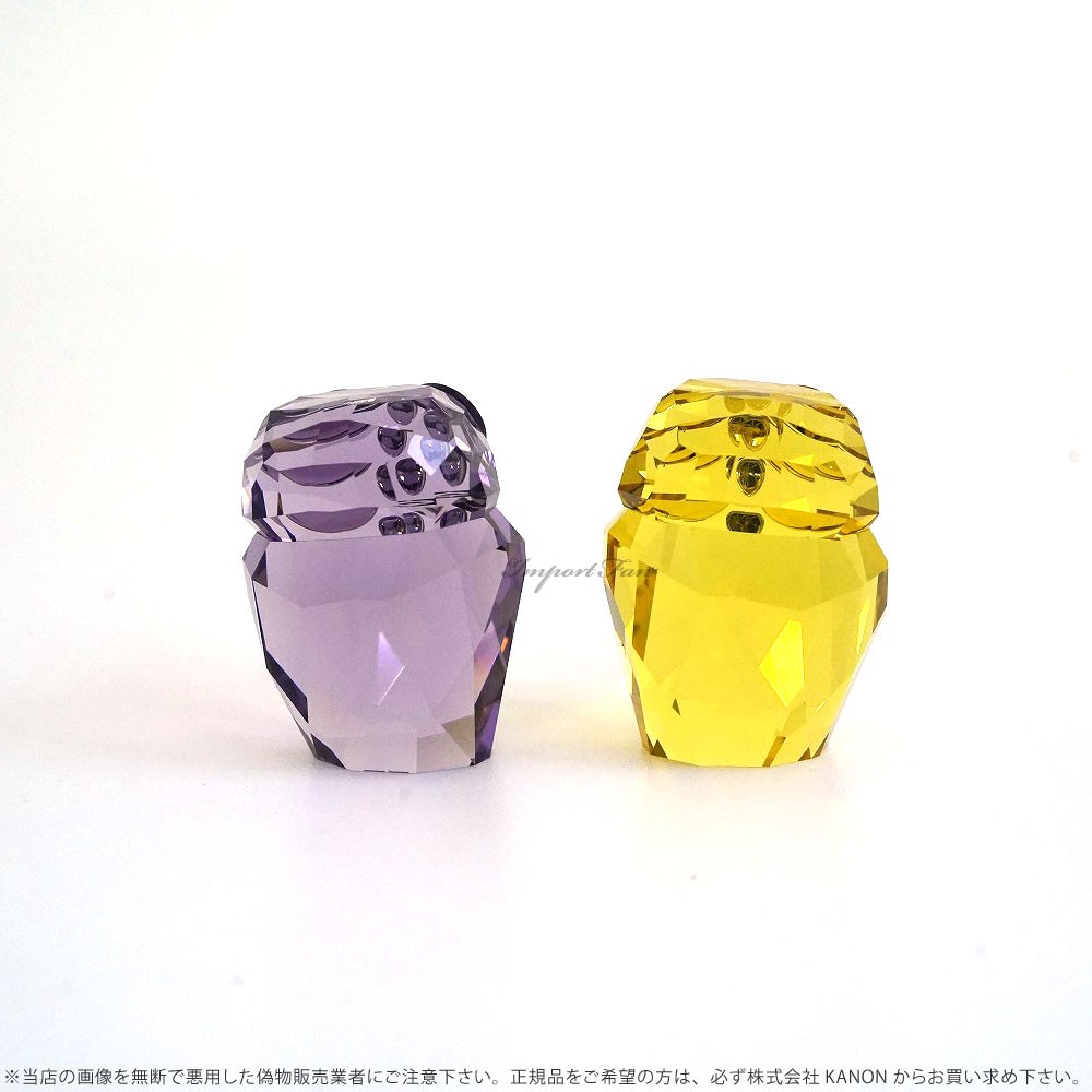 SWAROVSKI（スワロフスキー） フクロウ ペア 鳥 置物 5136527