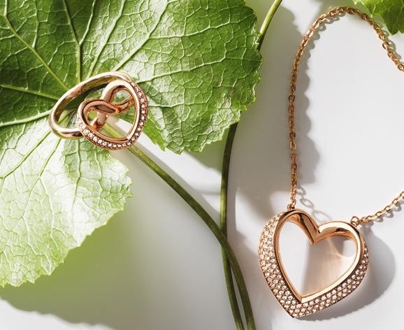 SWAROVSKI スワロフスキー キューピッド リング ハート ローズゴールド 