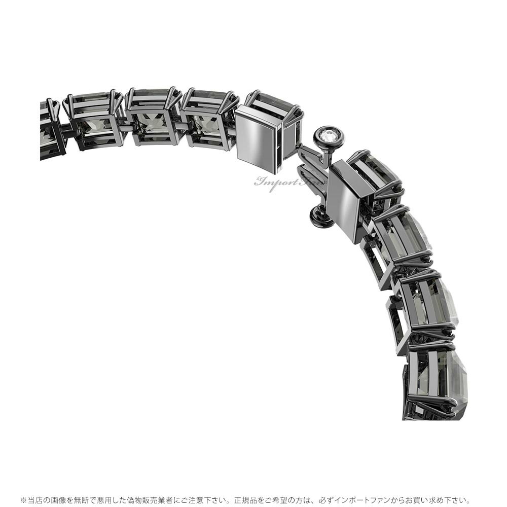 SWAROVSKI クリスタルブレスレット SWAROVSKI スワロフスキー ミレニア ブレスレット スクエア