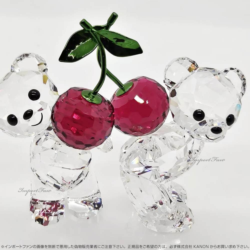 レア SWAROVSKI スワロフスキー クリスベア カウボーイ SWAROVSKI スワロフスキー クリスベア いつも一緒 サクランボ
