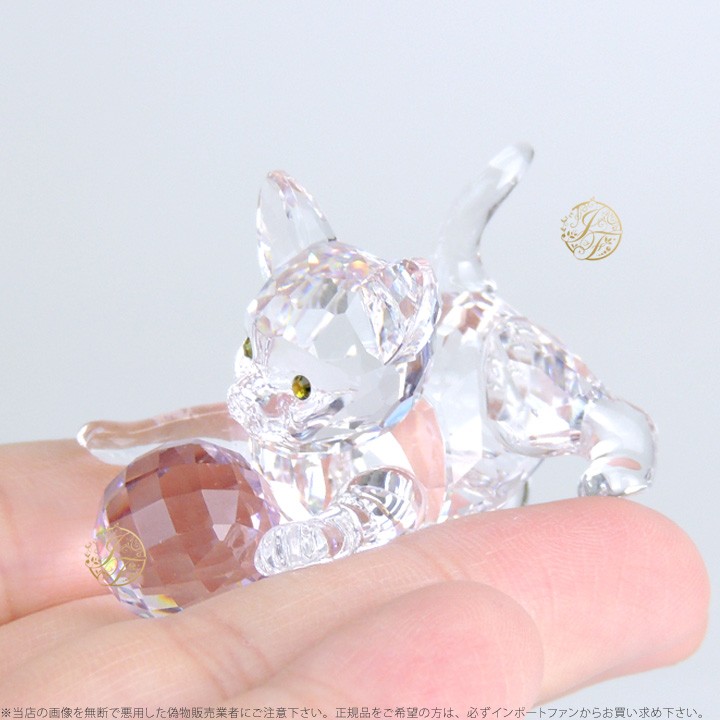 スワロフスキー Swarovski 子ネコ ピンクボール 631856 sw631856_2.jpg