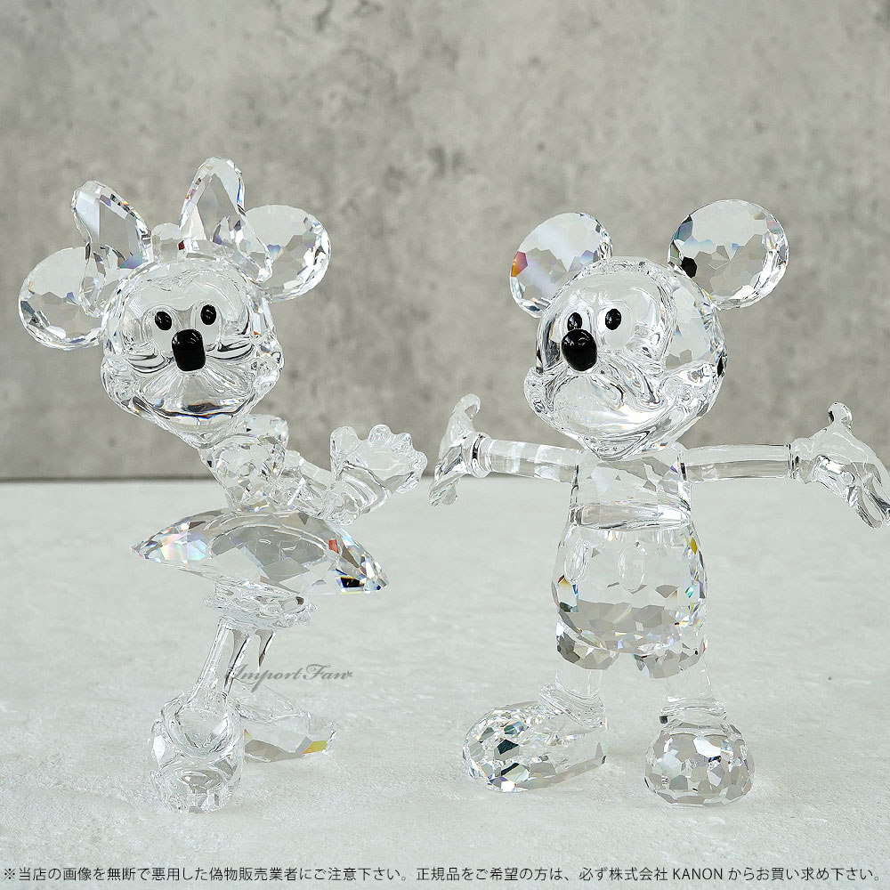 スワロフスキー ディズニー ミッキーマウス クリアクリスタル 687414 Swarovski Disney Mickey Mouse 置物ギフト  プレゼント □